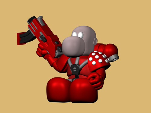 Narizón marine espacial, estilo clásico