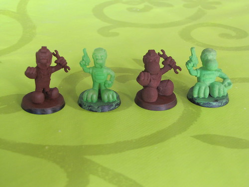 N-Team : Aníbal y M.A. impresos via Shapeways