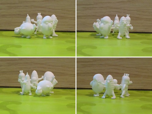 The Botanicals - Fantasy Basketball Team - Printed in 3D with Shapeways