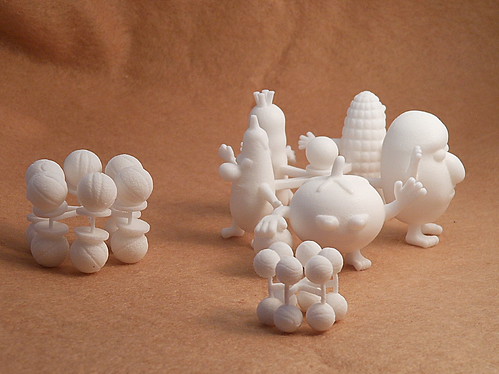 The Botanicals - Fantasy Basketball Team - Printed in 3D with Shapeways
