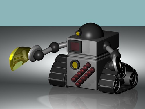 Concept art - Robot for Futuristic Football game