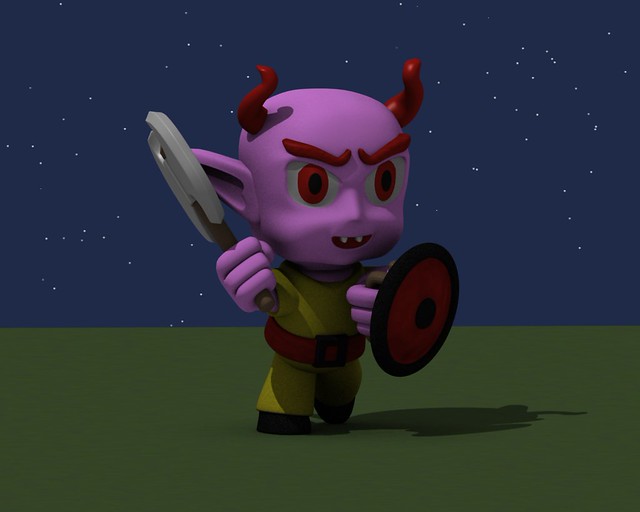 Demonkin warrior with axe