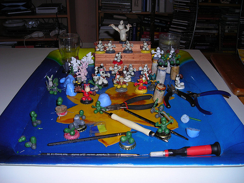 Esculpiendo figuritas
